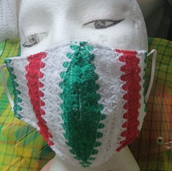 Hand Crafted Accessories - Handmade Lace & Cotton backed Mask - Ladies Mask